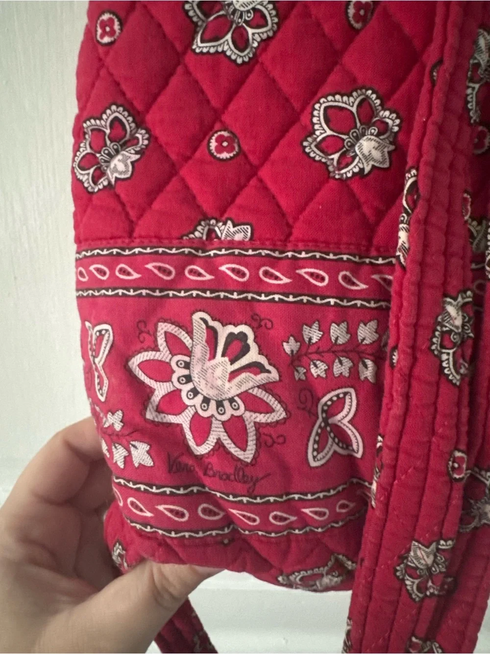 Vintage Vera Bradley Backpack in Retired Red Bandana Pattern